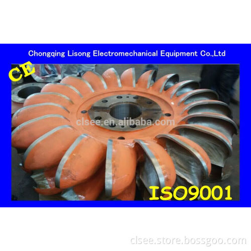 carbon steel pelton water turbine runner